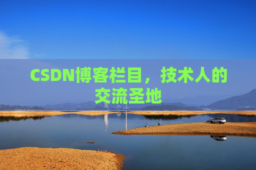 CSDN博客栏目，技术人的交流圣地